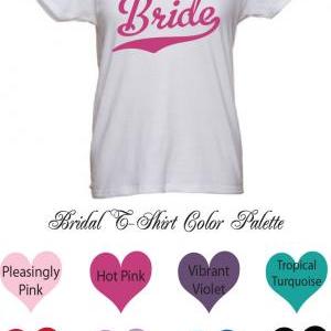 Bridal T-shirts Team Bride Baseball