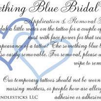 Something Blue Bridal Tattoos