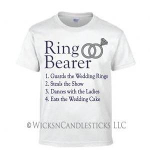 Ring Bearer Boy T Shirt -the Ring Bearer