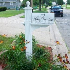 Personalized Mail Box Decals Address