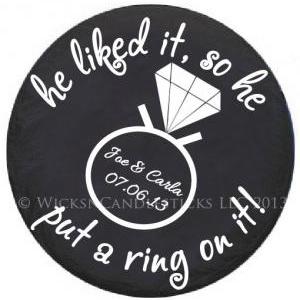Wedding Engagement Jeep Decal - He Liked It, So He..