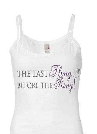 Bachelorette Tank Top-the Last Fling Before The Ring