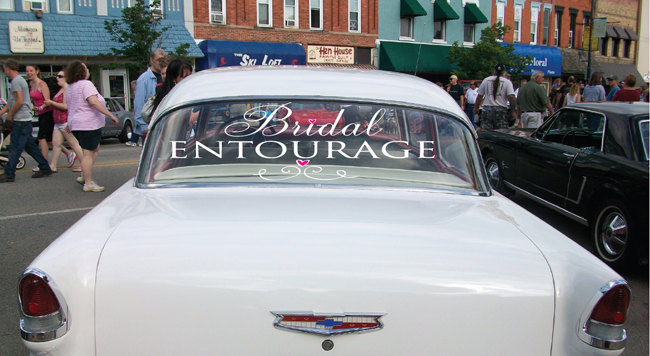 Bridal Party Car Decals Bridal Entourage