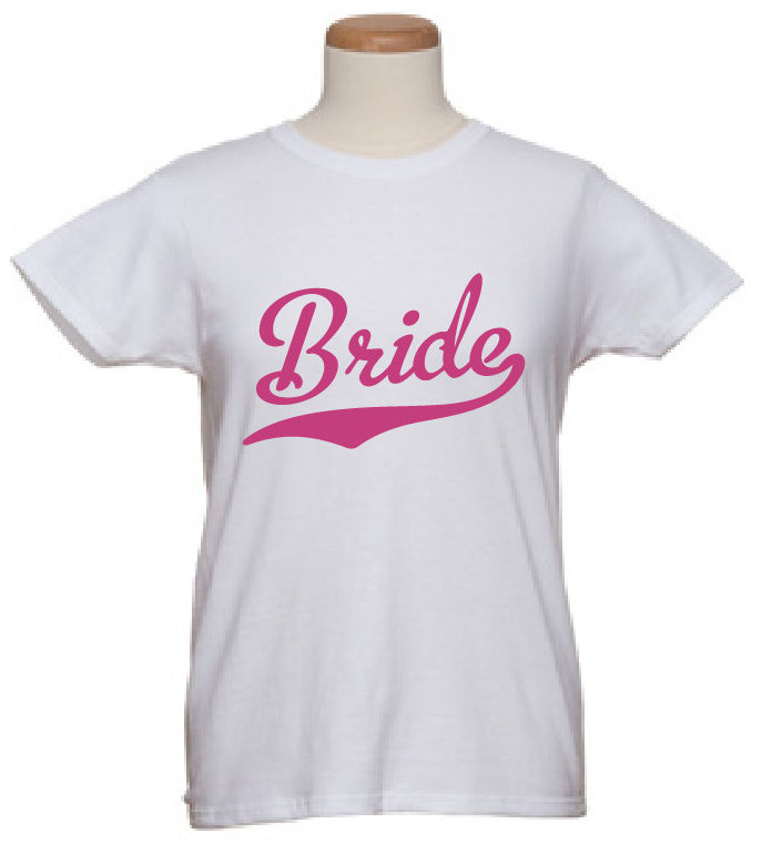 Bridal T-Shirts Team Bride Baseball on Luulla